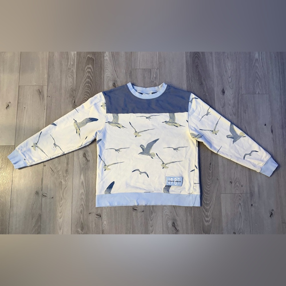 Taylor Swift 1989 Seagull Print Cotton Sweatshirt